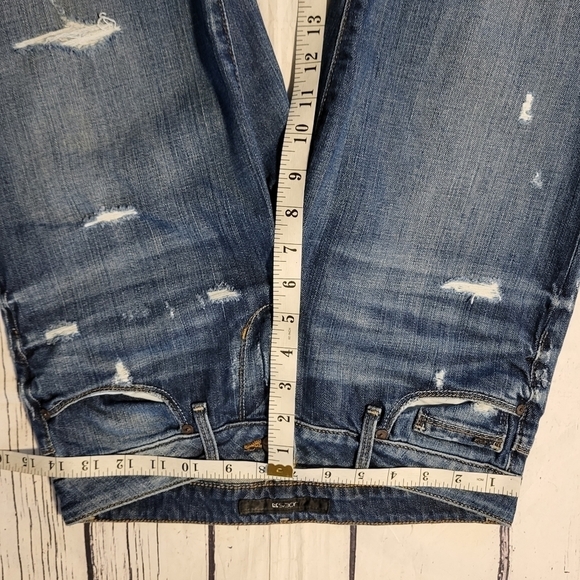 Joe's Honey Fit Distressed Bootcut Jeans Size 27 - Picture 9 of 13